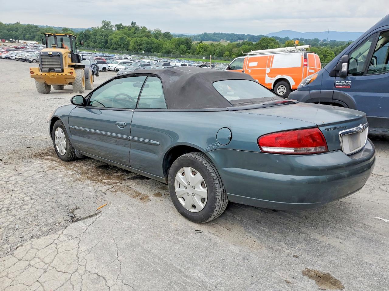 2006 Chrysler Sebring Blue vin: 1C3EL45R46N109542