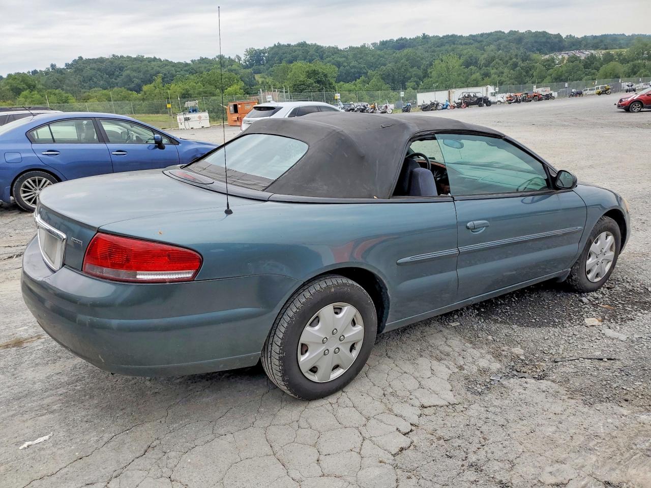 2006 Chrysler Sebring Blue vin: 1C3EL45R46N109542