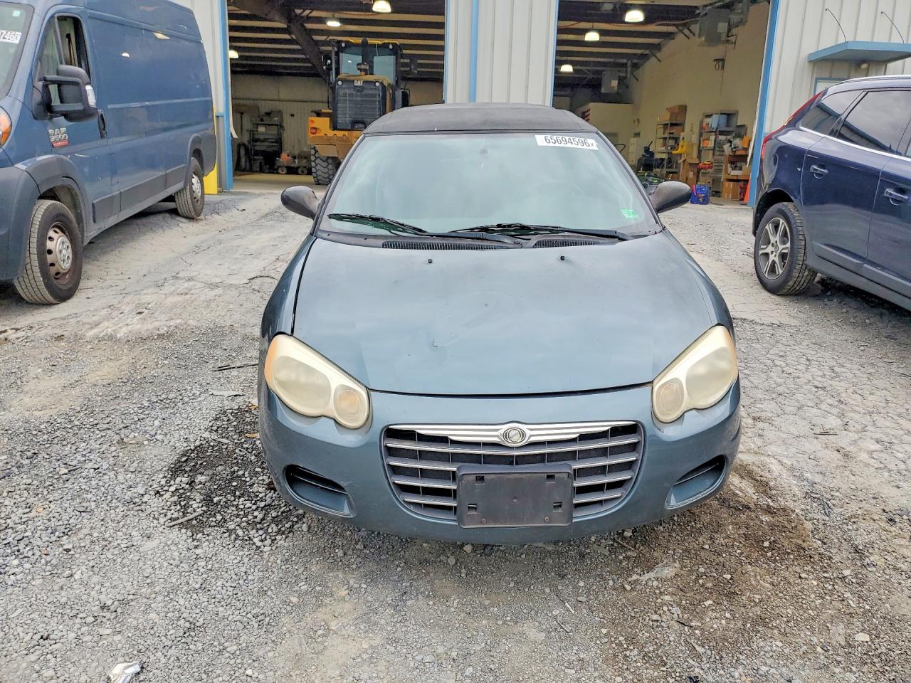 2006 Chrysler Sebring Blue vin: 1C3EL45R46N109542