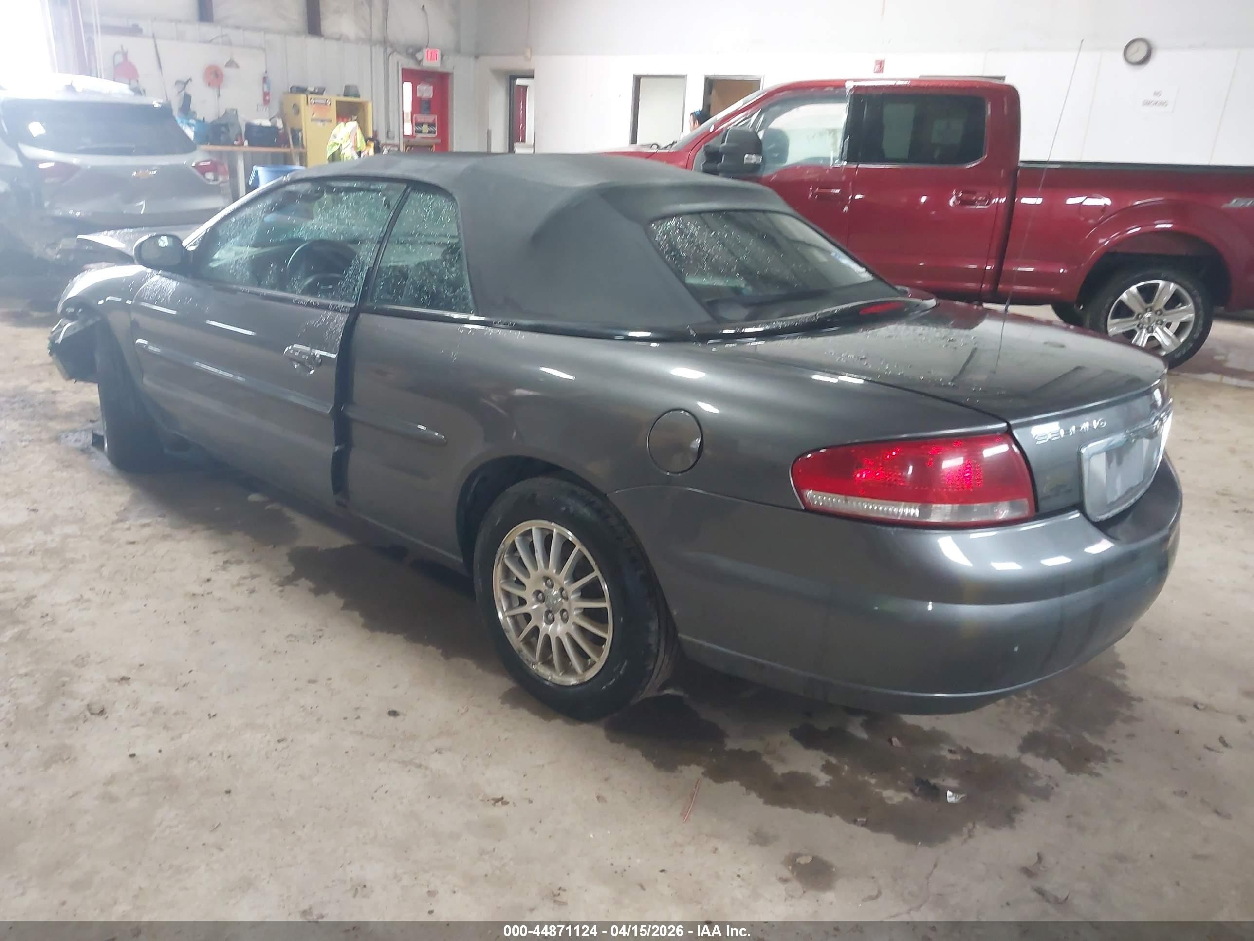 2005 Chrysler Sebring   Gray vin: 1C3EL45R55N649593