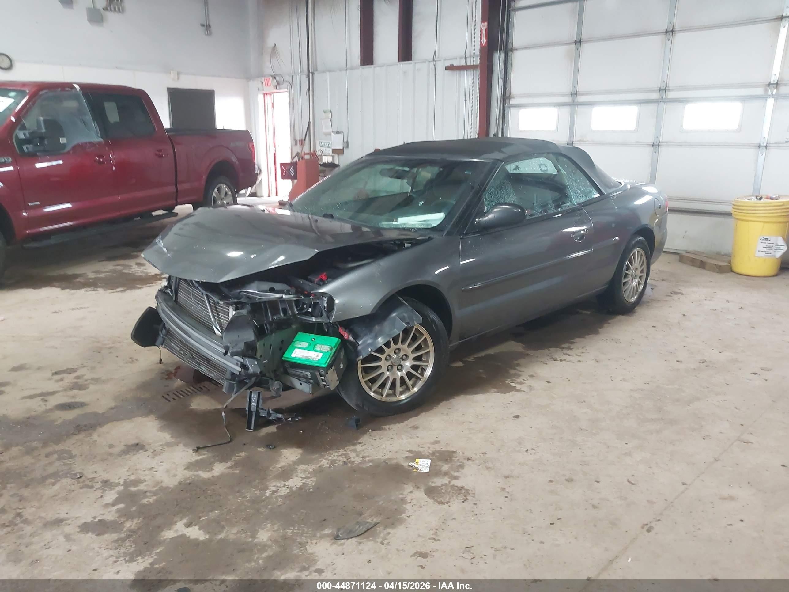 2005 Chrysler Sebring   Gray vin: 1C3EL45R55N649593