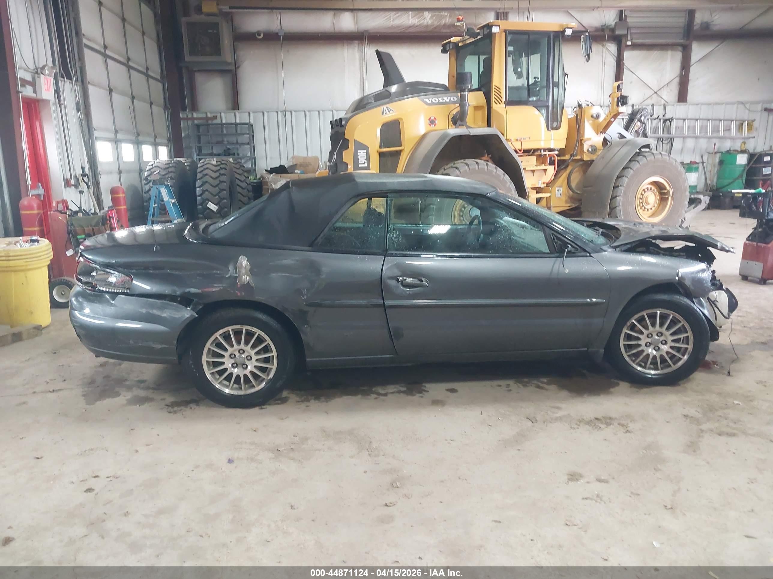 2005 Chrysler Sebring   Gray vin: 1C3EL45R55N649593