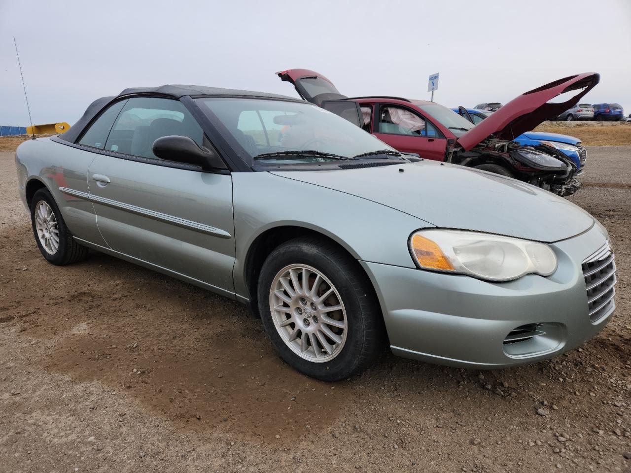 2006 Chrysler Sebring Green vin: 1C3EL45R56N260390