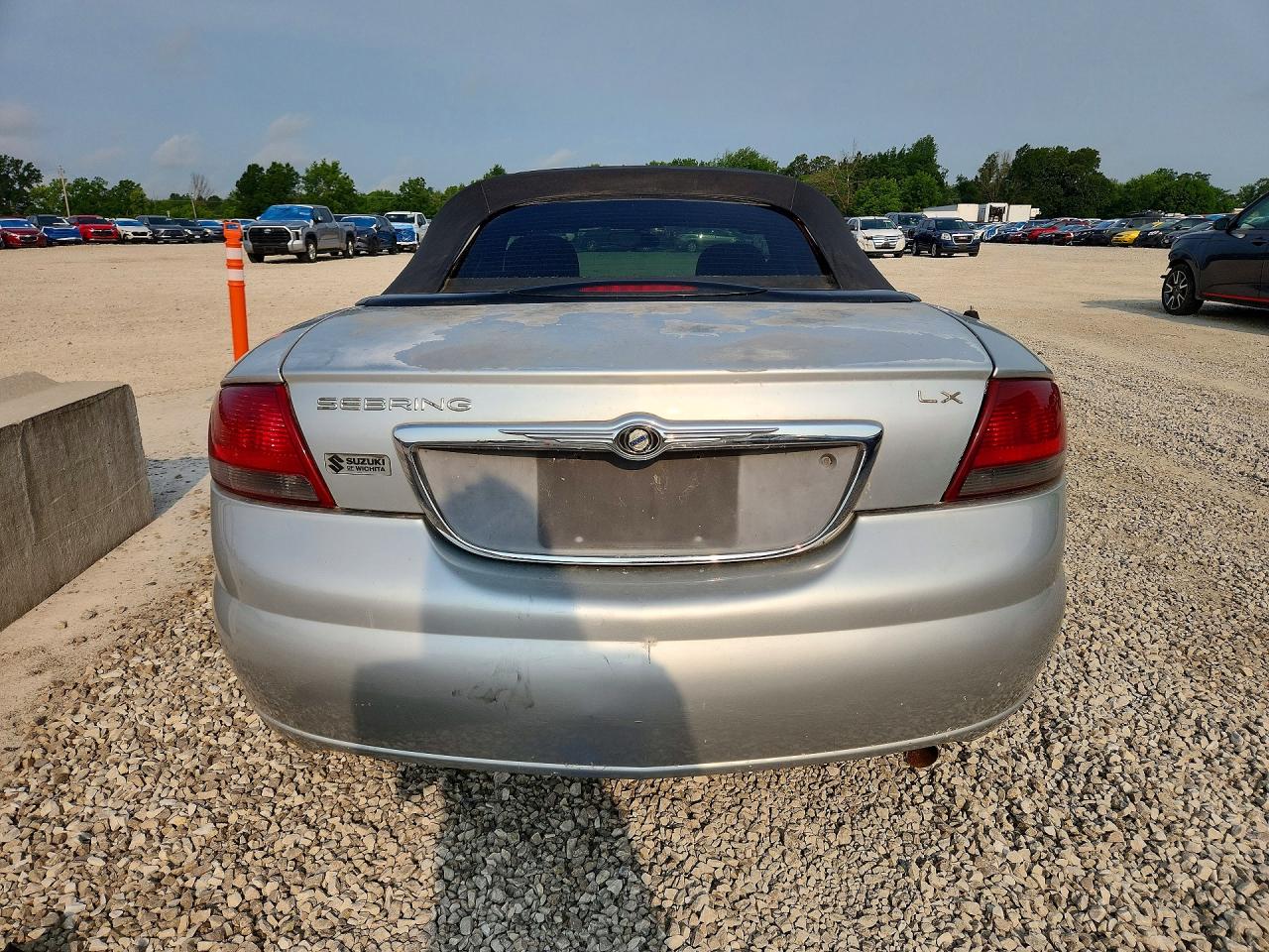 2004 Chrysler Sebring Lx Silver vin: 1C3EL45R64N167570
