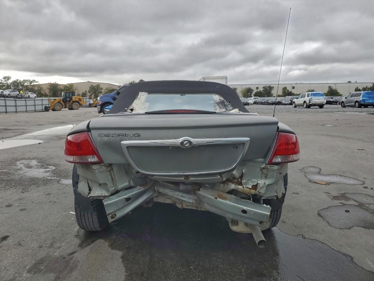 2006 Chrysler Sebring Green vin: 1C3EL45X16N103762