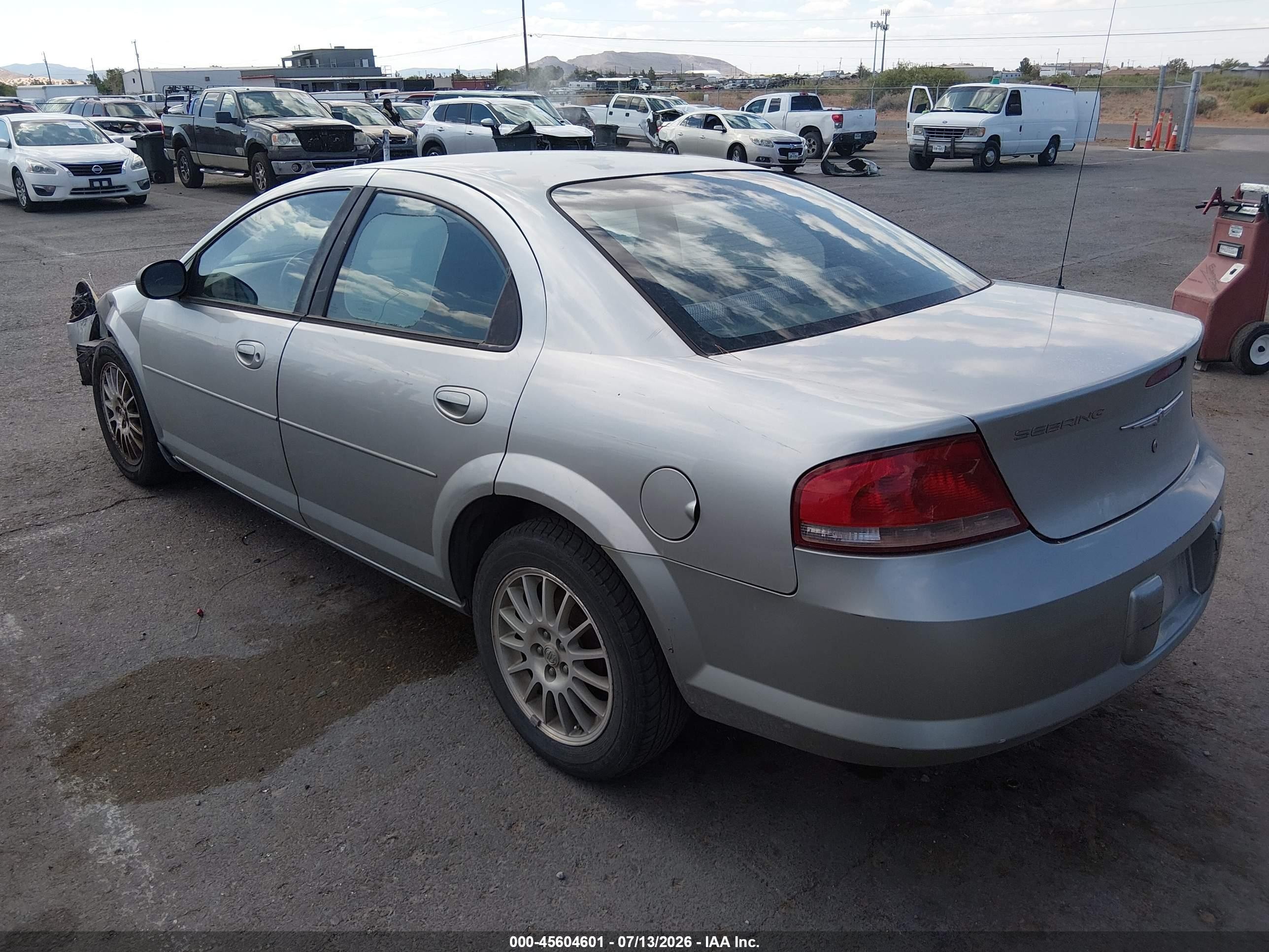 2005 Chrysler Sebring   Бирюзовый vin: 1C3EL46J45N571669
