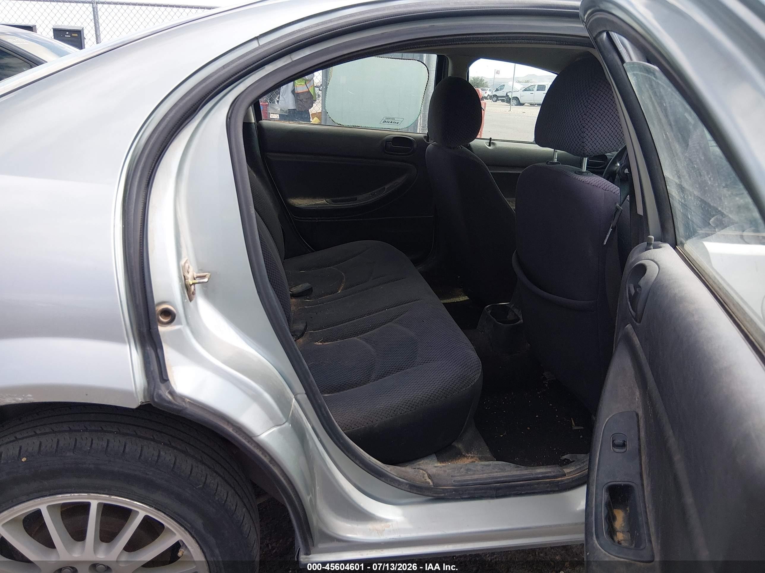 2005 Chrysler Sebring   Бирюзовый vin: 1C3EL46J45N571669