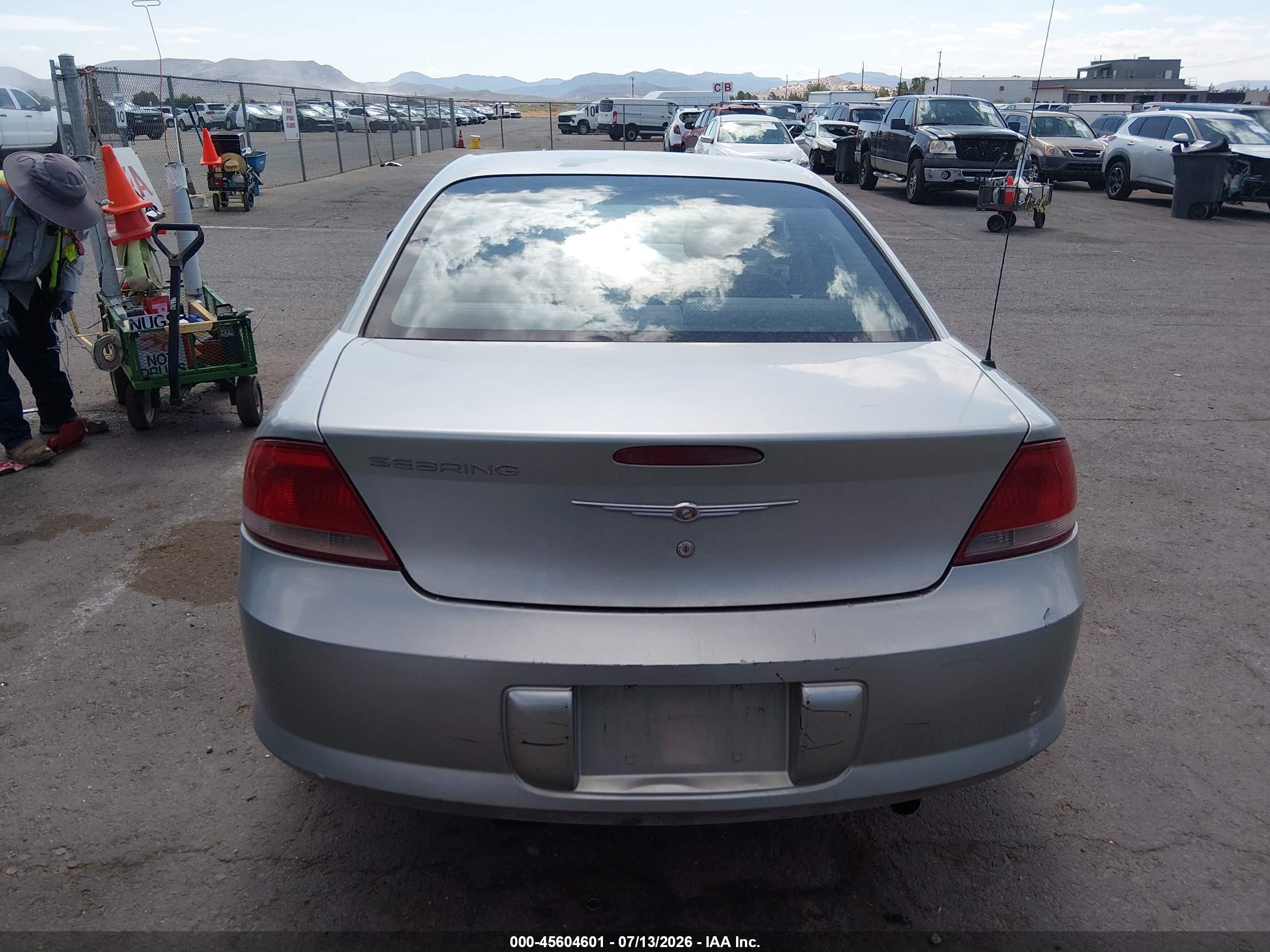 2005 Chrysler Sebring   Бирюзовый vin: 1C3EL46J45N571669