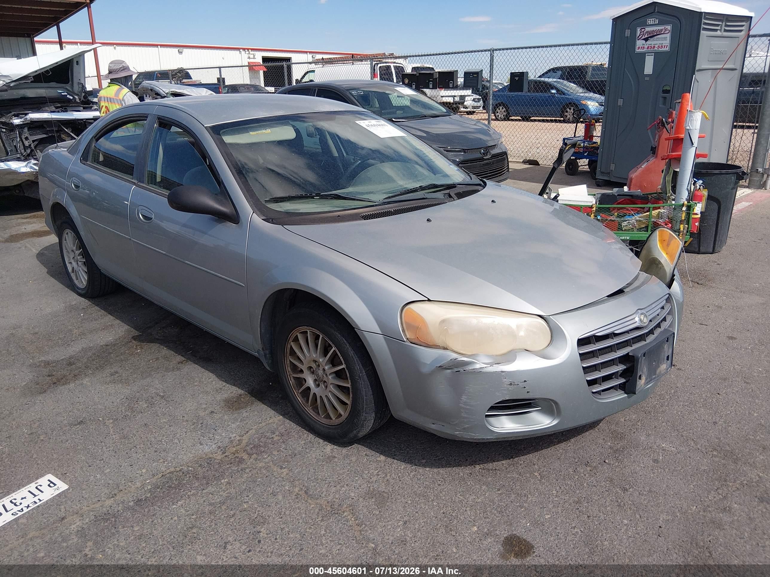 2005 Chrysler Sebring   Бирюзовый vin: 1C3EL46J45N571669
