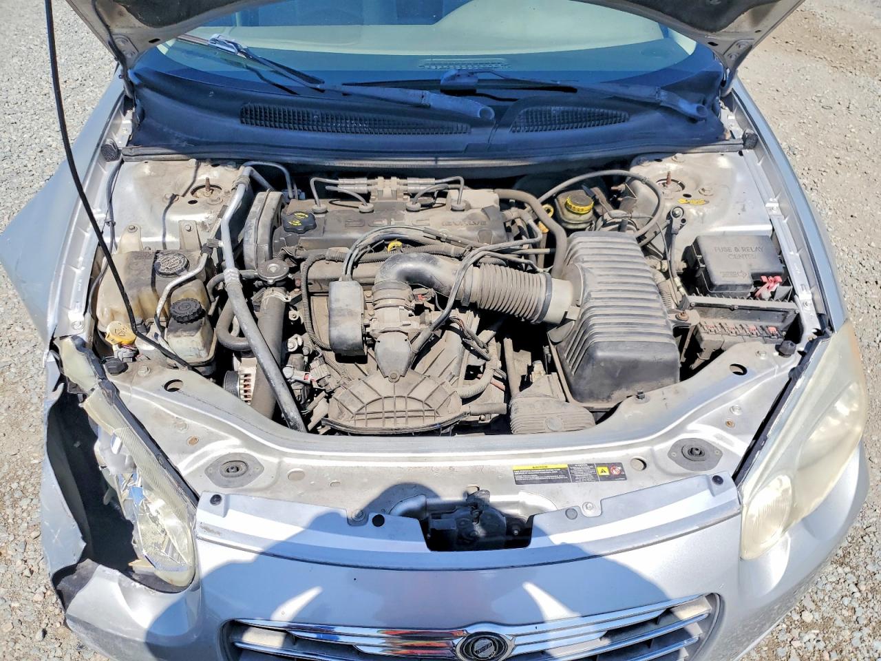 2005 Chrysler Sebring Silver vin: 1C3EL46J45N598614