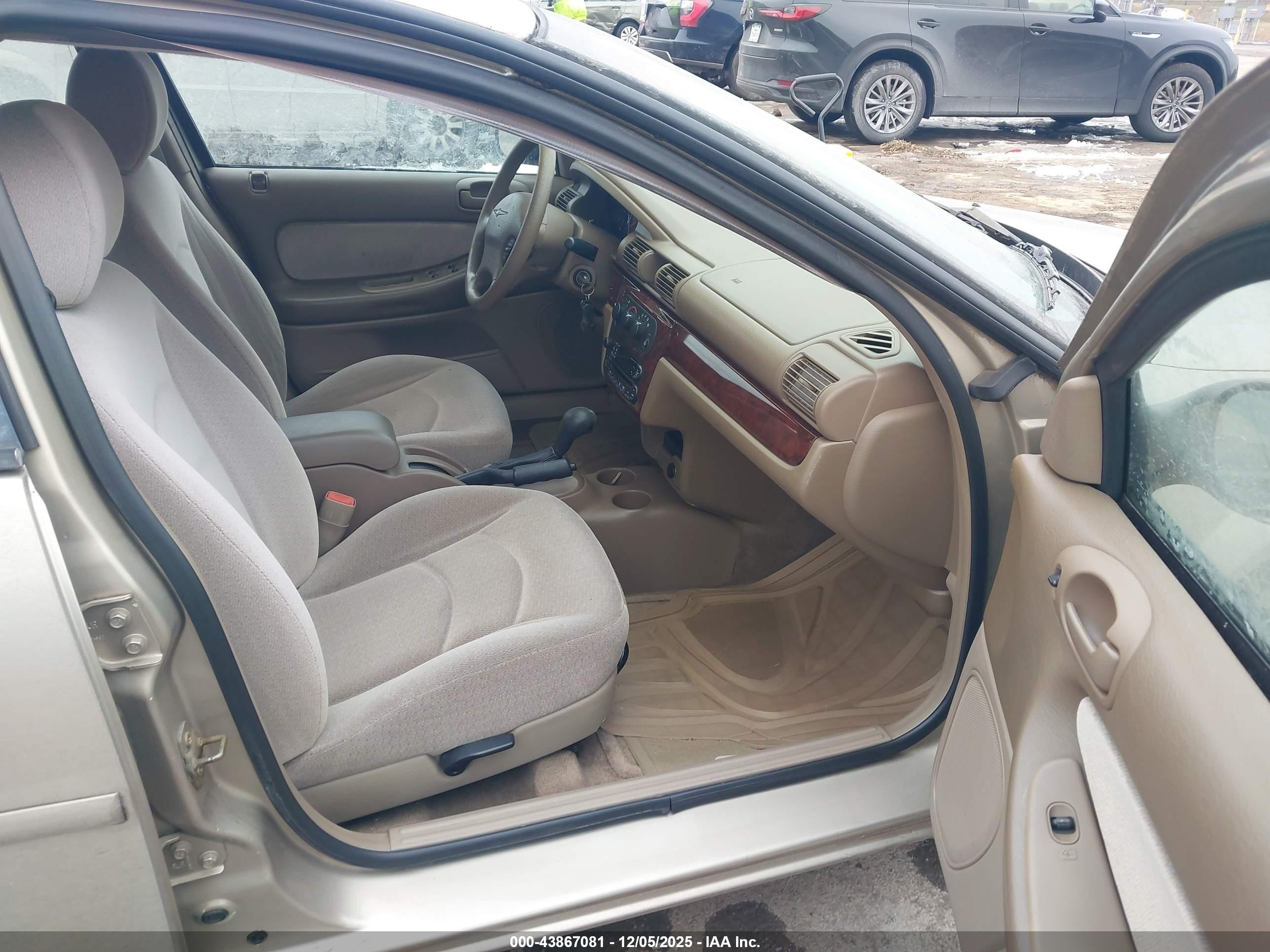 2002 Chrysler Sebring Lx/lx Plus Gold vin: 1C3EL46R12N139333