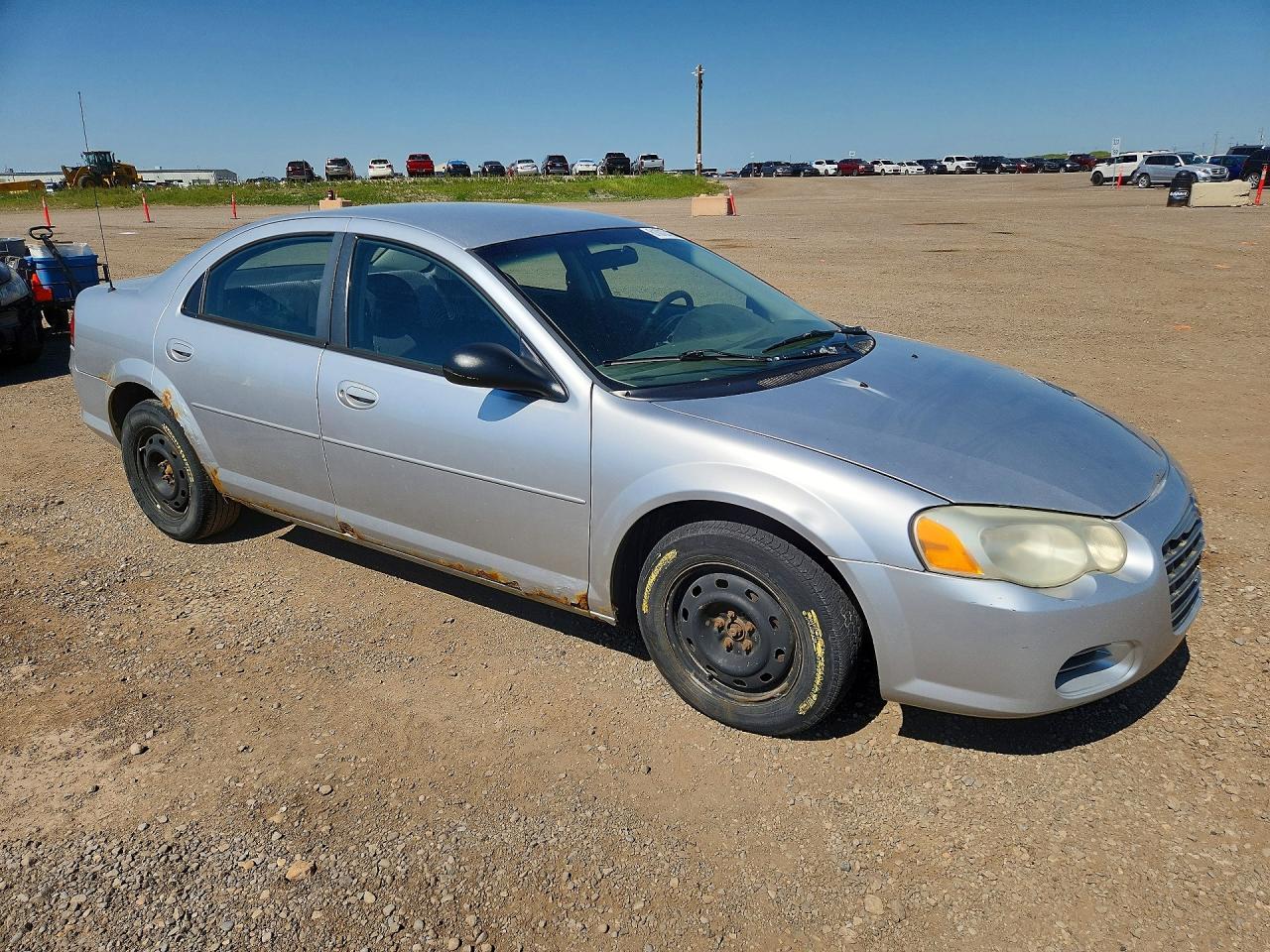 2004 Chrysler Sebring Lx Silver vin: 1C3EL46R34N196541