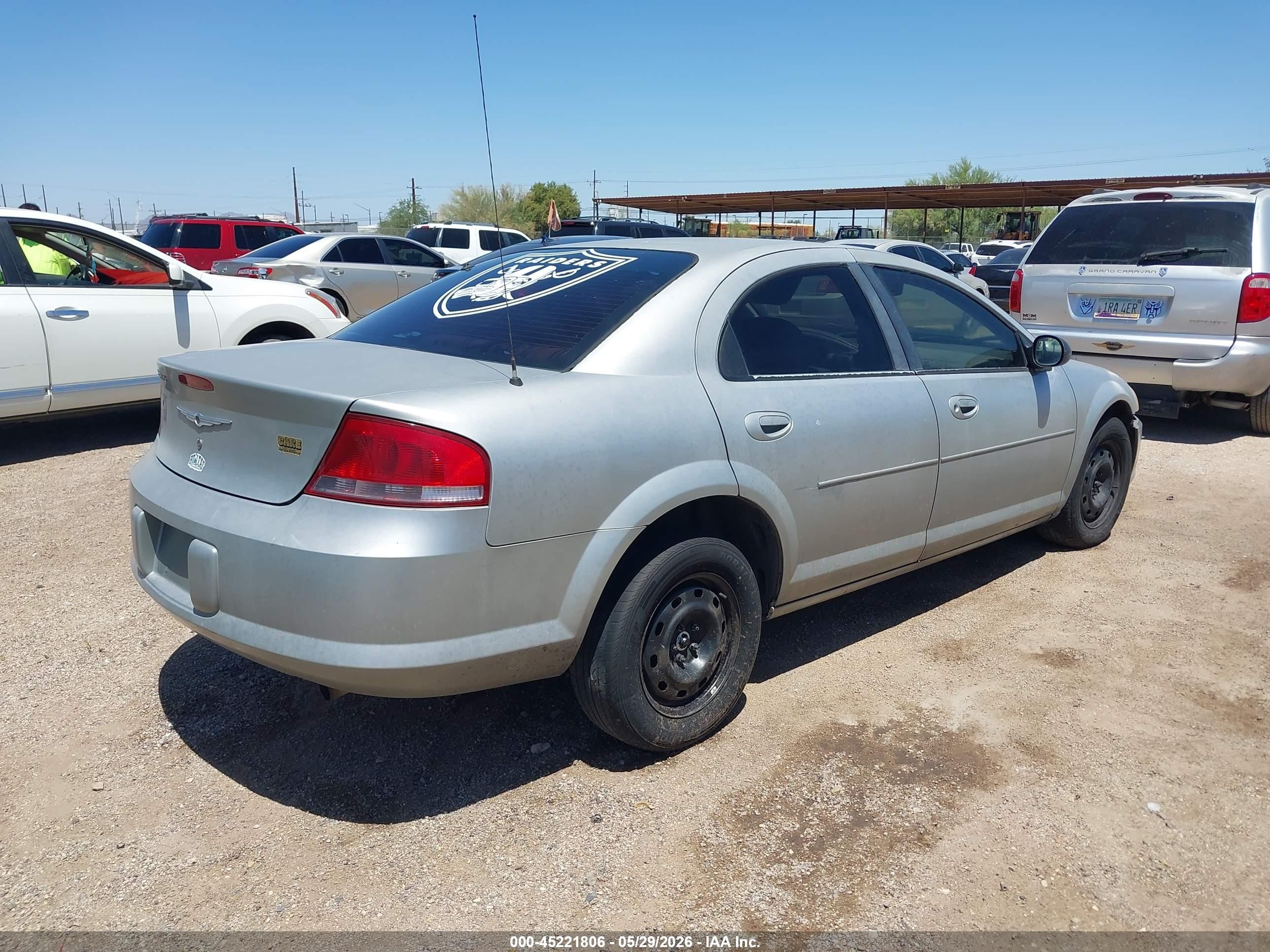 2004 Chrysler Sebring Lx Silver vin: 1C3EL46R84N375240
