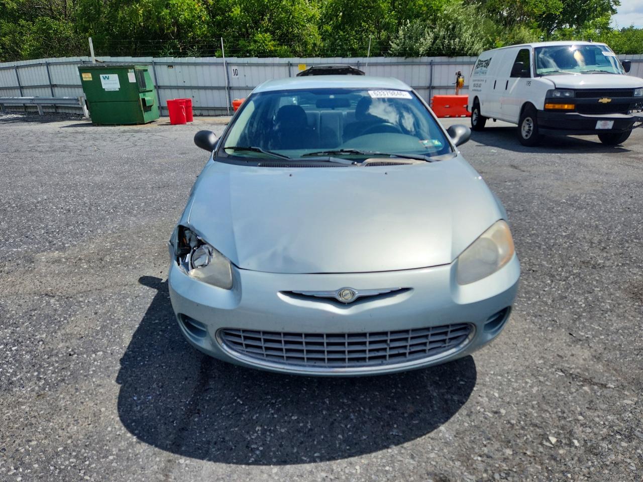 2002 Chrysler Sebring Lx Silver vin: 1C3EL46RX2N229872