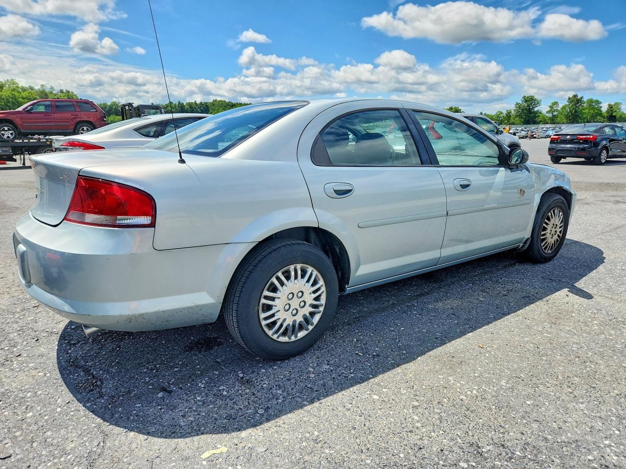 2002 Chrysler Sebring Lx Silver vin: 1C3EL46RX2N229872