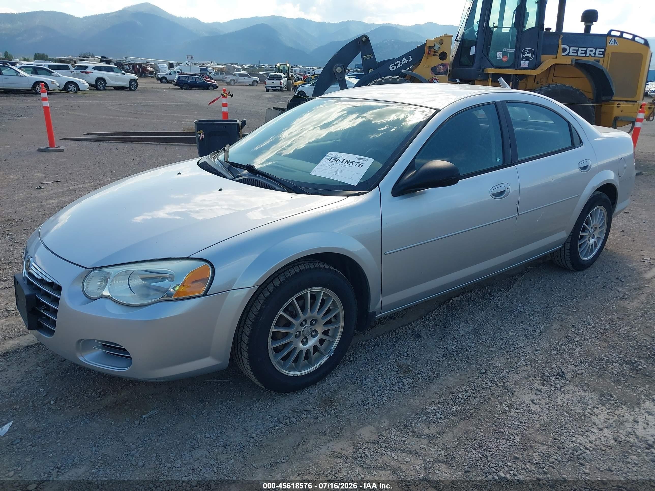2004 Chrysler Sebring Lx Silver vin: 1C3EL46T74N141070