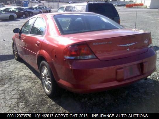 2006 Chrysler Sebring Sedan vin: 1C3EL46X16N197740