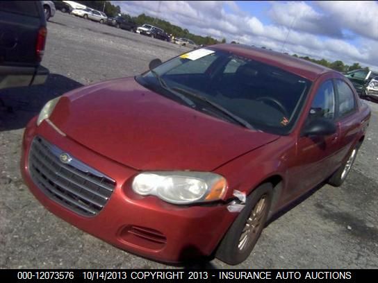 2006 Chrysler Sebring Sedan vin: 1C3EL46X16N197740