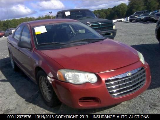 2006 Chrysler Sebring Sedan vin: 1C3EL46X16N197740