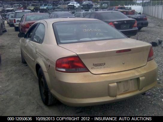 2001 Chrysler Sebring Lx Sedan vin: 1C3EL46X21N552990