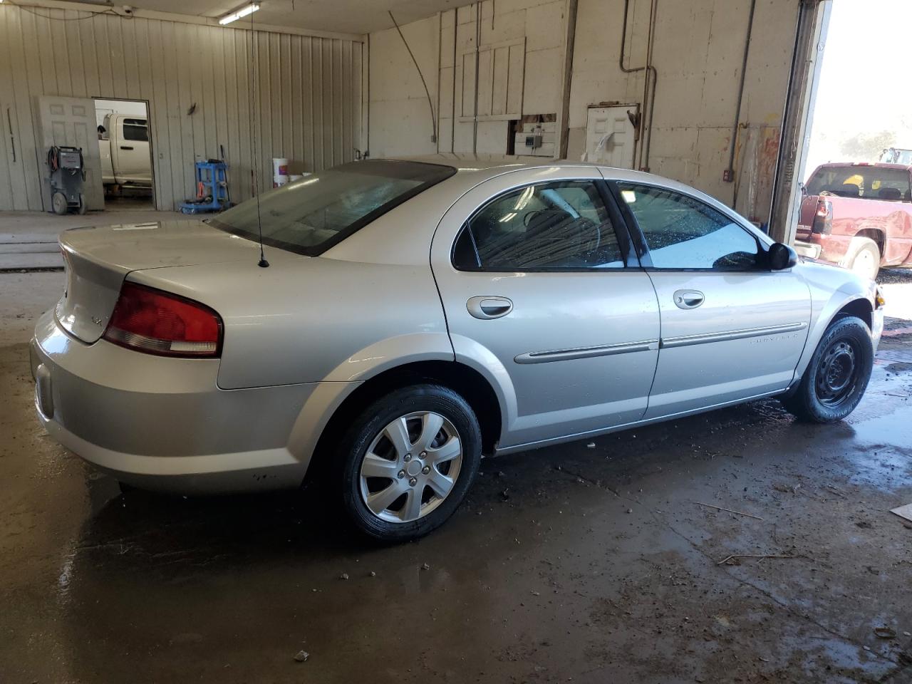 2001 Chrysler Sebring Lx Silver vin: 1C3EL46X21N567148