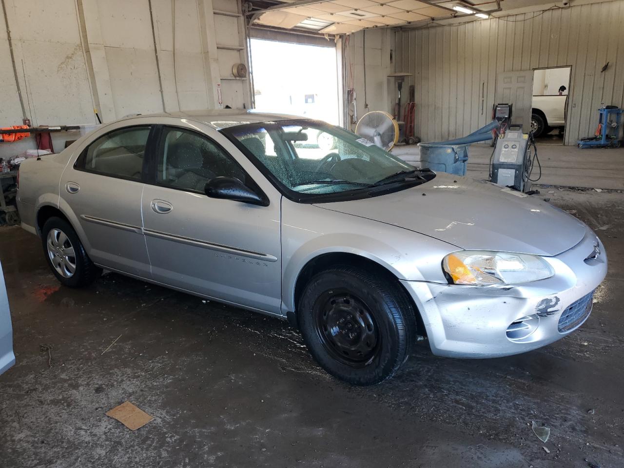 2001 Chrysler Sebring Lx Silver vin: 1C3EL46X21N567148