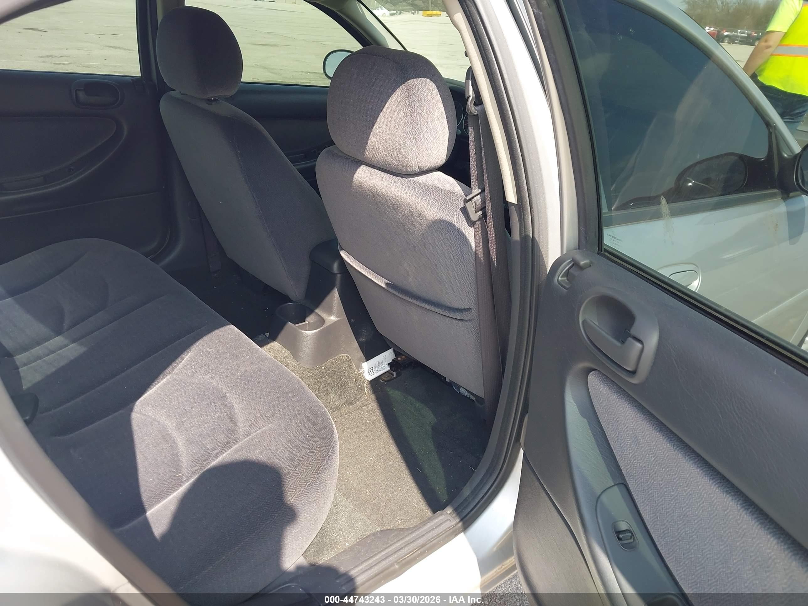 2002 Chrysler Sebring Lx/lx Plus Silver vin: 1C3EL46X22N225331