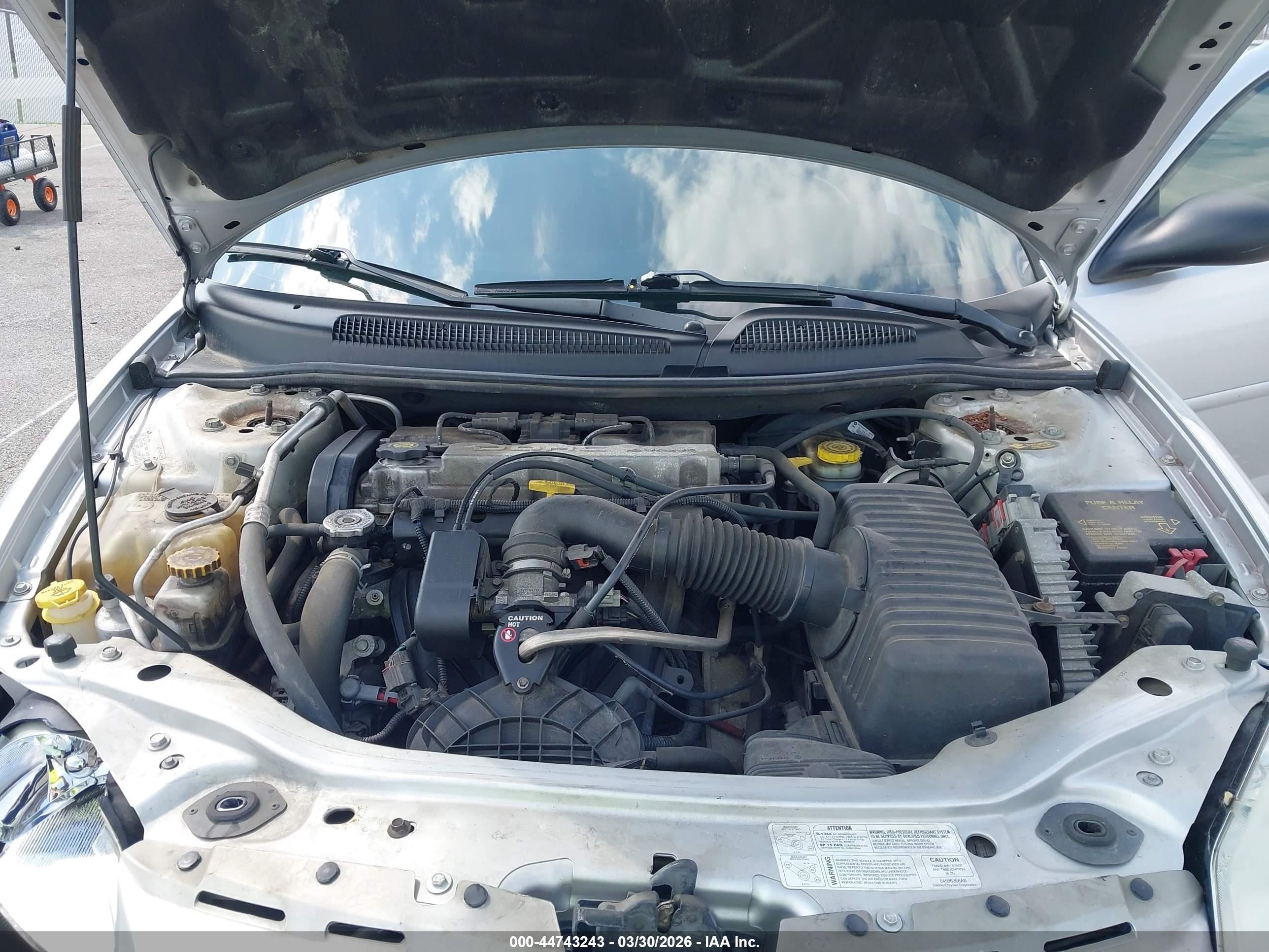 2002 Chrysler Sebring Lx/lx Plus Silver vin: 1C3EL46X22N225331