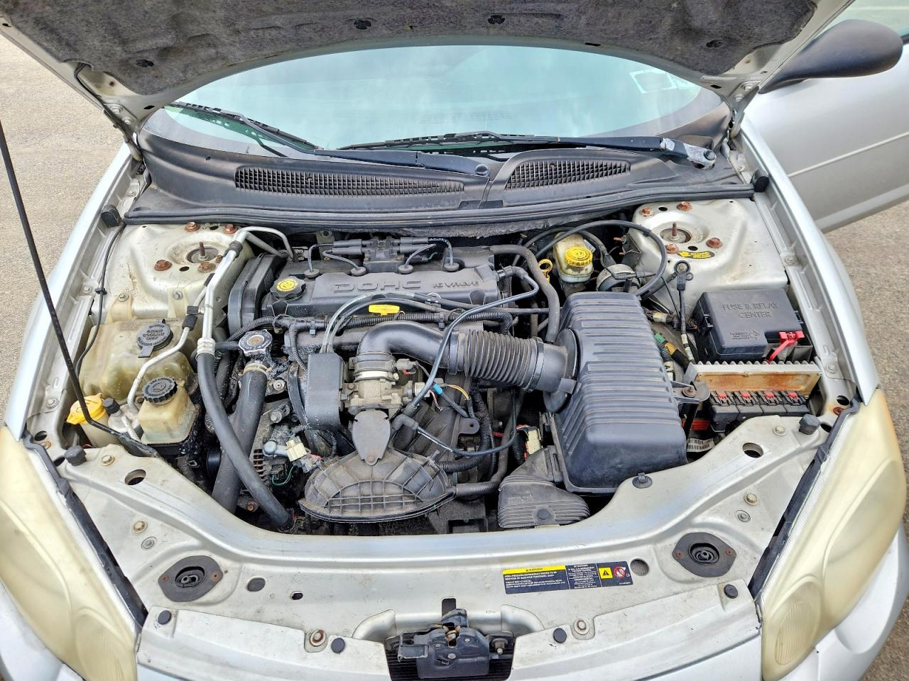 2004 Chrysler Sebring Lx Silver vin: 1C3EL46X24N289288