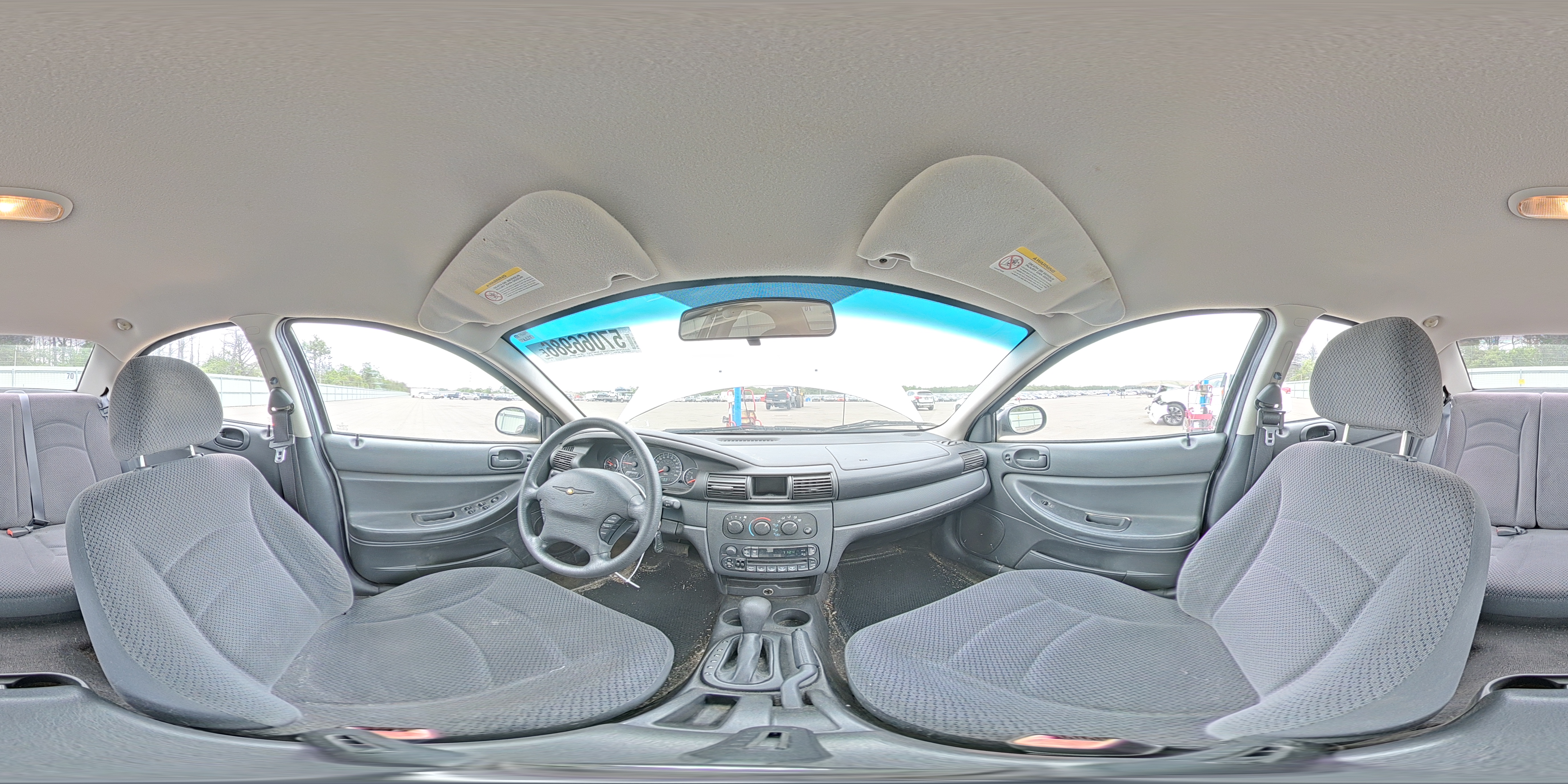 2004 Chrysler Sebring Lx Silver vin: 1C3EL46X24N289288