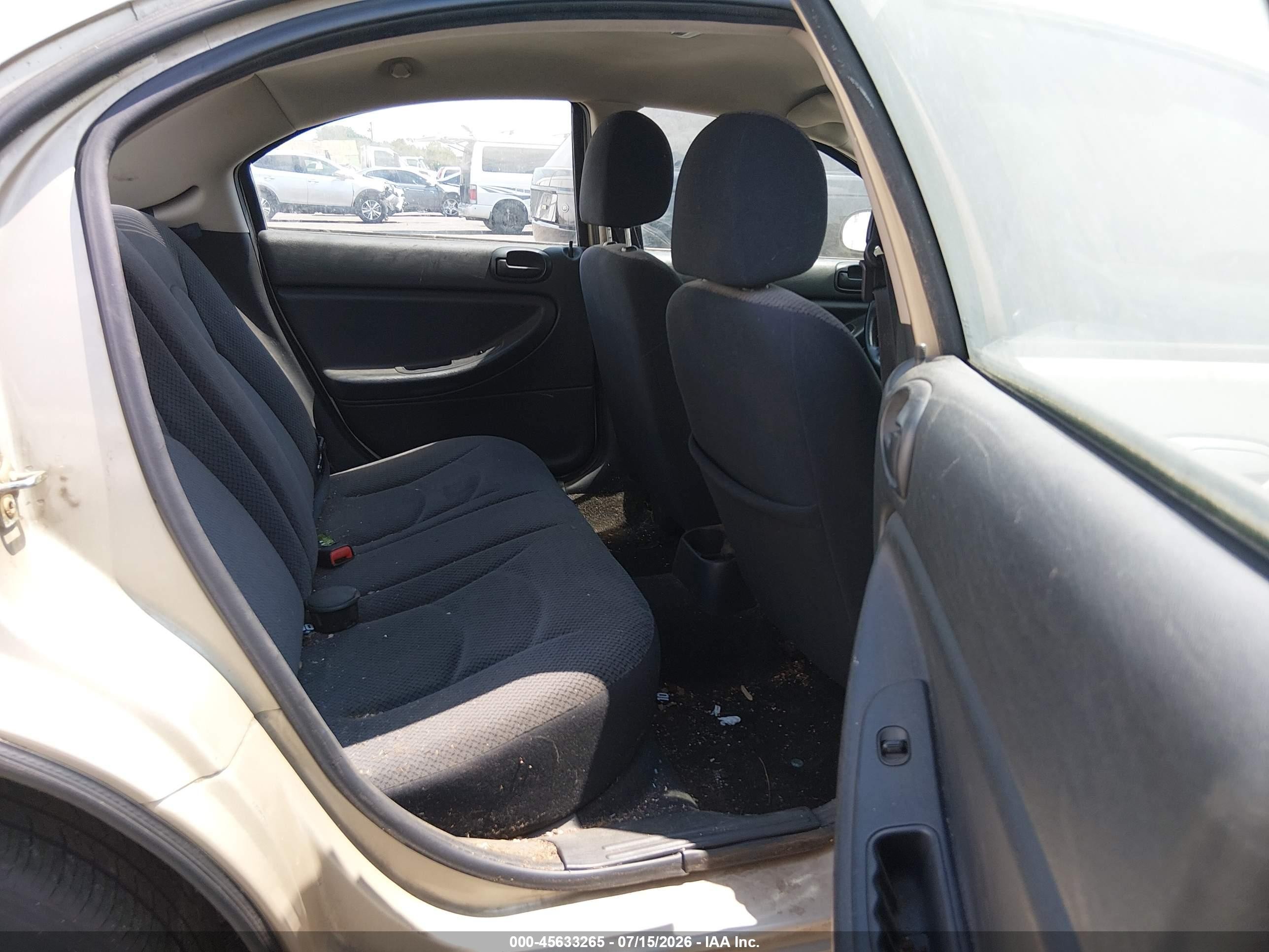 2006 Chrysler Sebring   Золотой vin: 1C3EL46X26N183863