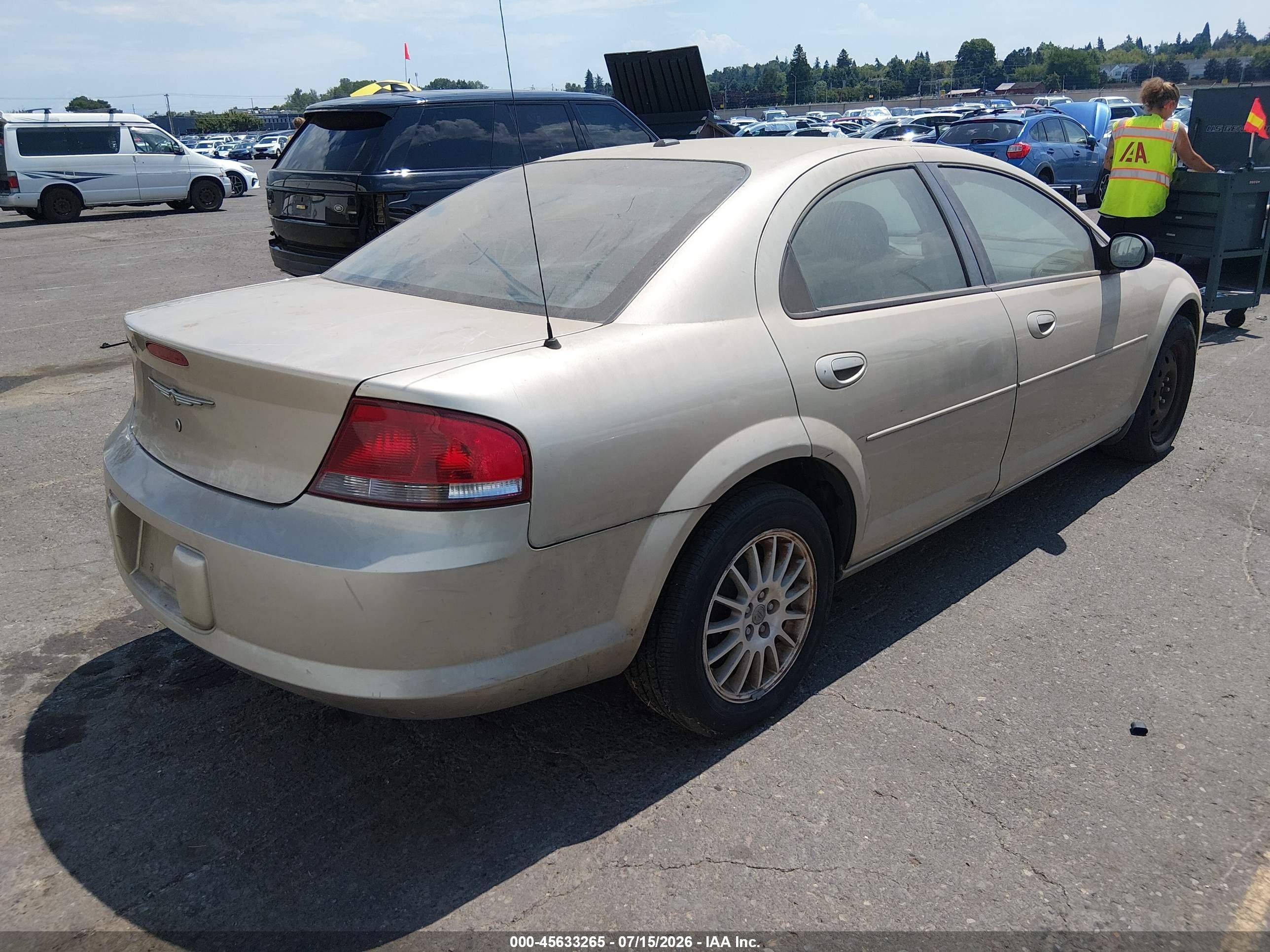 2006 Chrysler Sebring   Золотой vin: 1C3EL46X26N183863