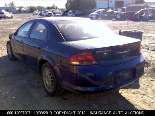 2005 Chrysler Sebring Sedan vin: 1C3EL46X35N533046