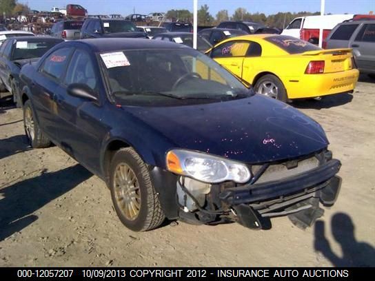 2005 Chrysler Sebring Sedan vin: 1C3EL46X35N533046