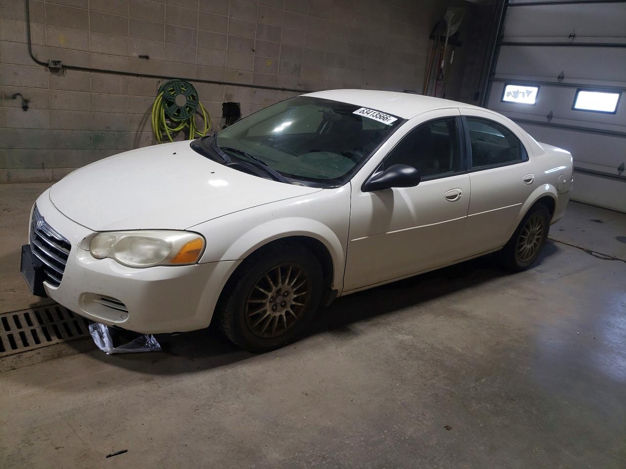 2005 Chrysler Sebring Белый vin: 1C3EL46X55N641569