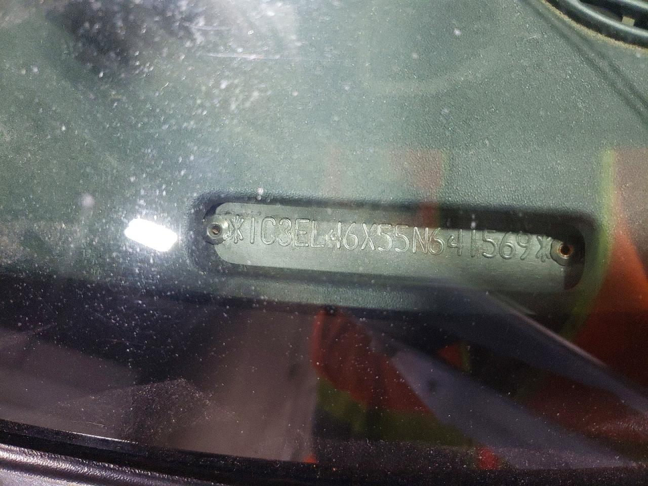 2005 Chrysler Sebring White vin: 1C3EL46X55N641569