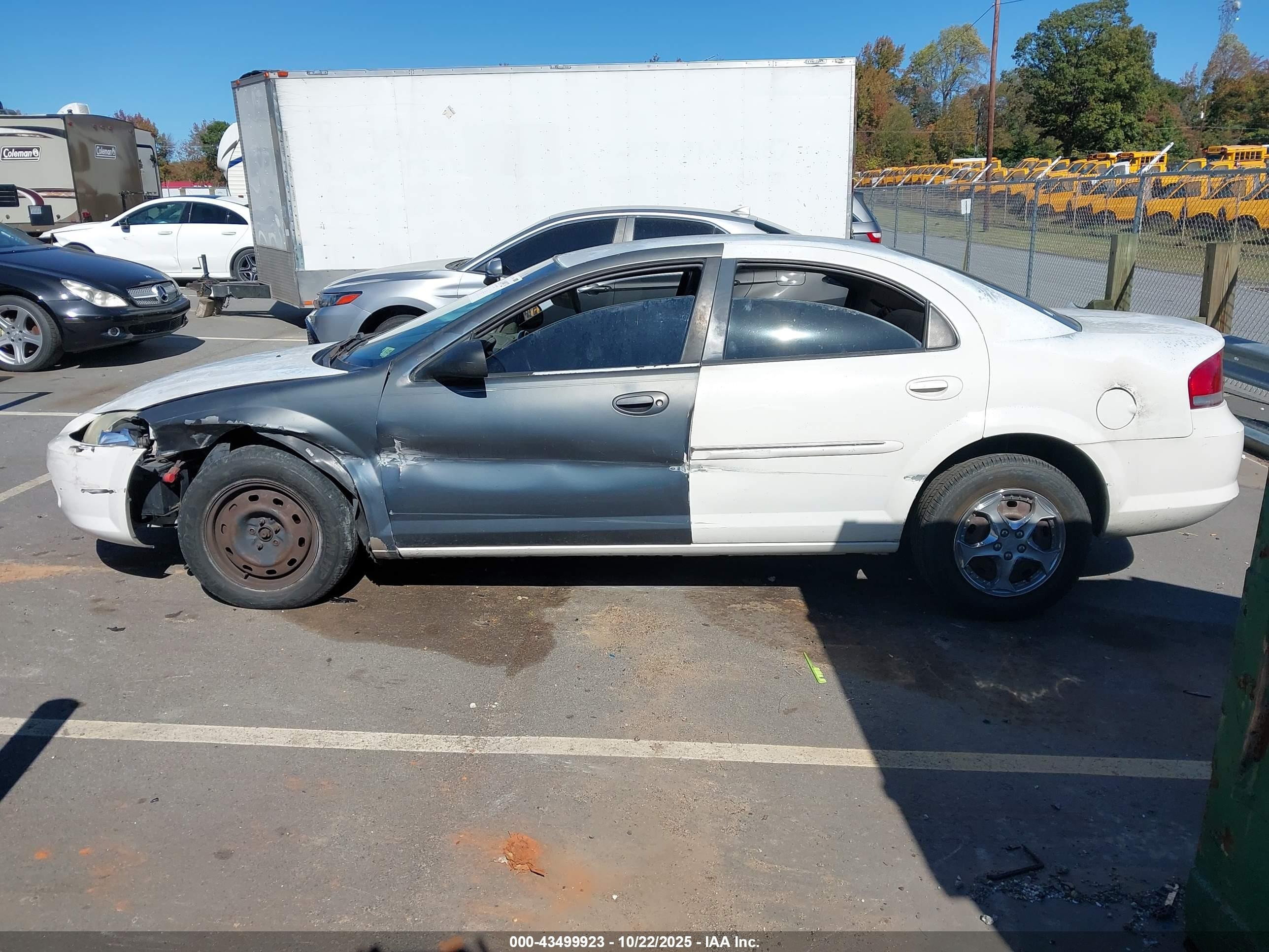 2001 Chrysler Sebring Lx White vin: 1C3EL46X61N717360