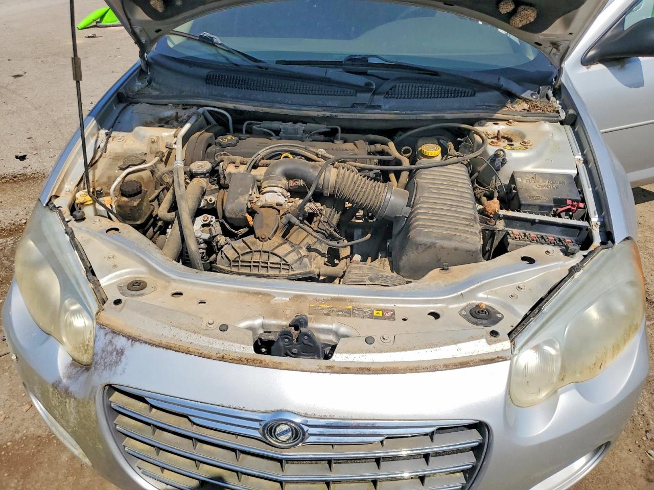 2006 Chrysler Sebring Silver vin: 1C3EL46X66N184112