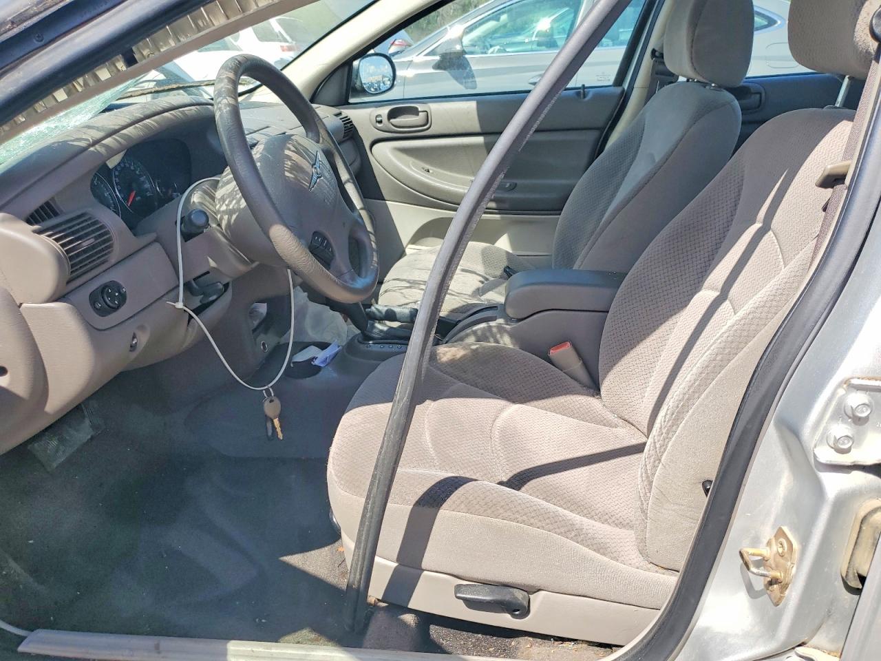 2005 Chrysler Sebring Серый vin: 1C3EL46X75N692474