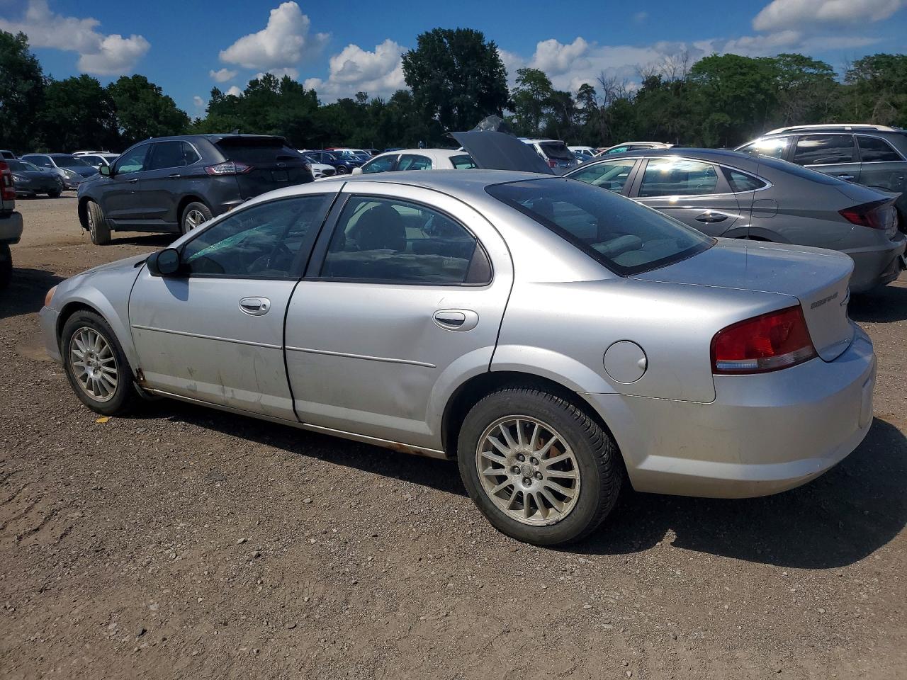 2005 Chrysler Sebring Серый vin: 1C3EL46X75N692474