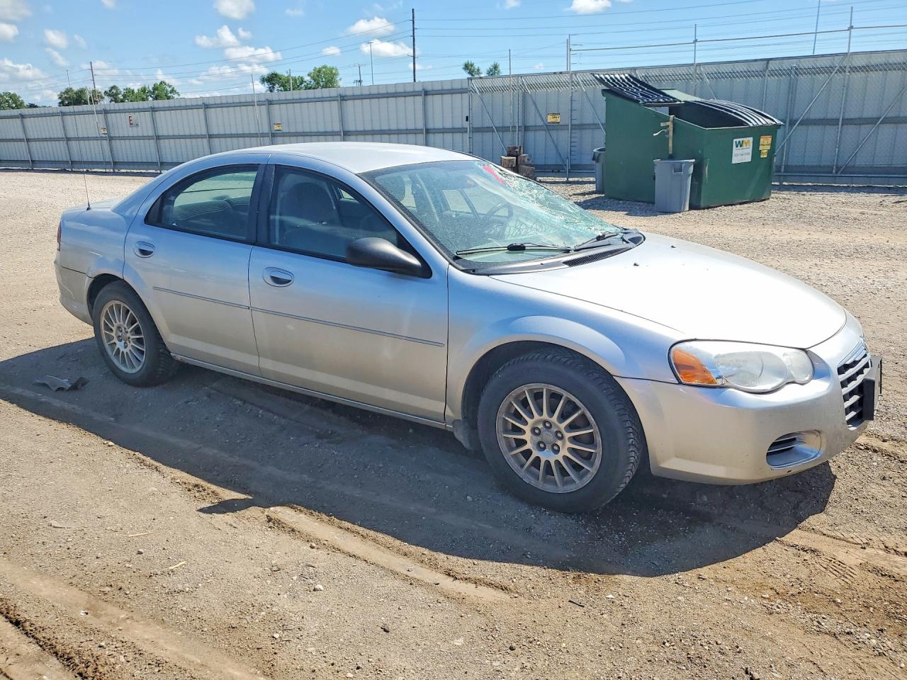 2005 Chrysler Sebring Серый vin: 1C3EL46X75N692474