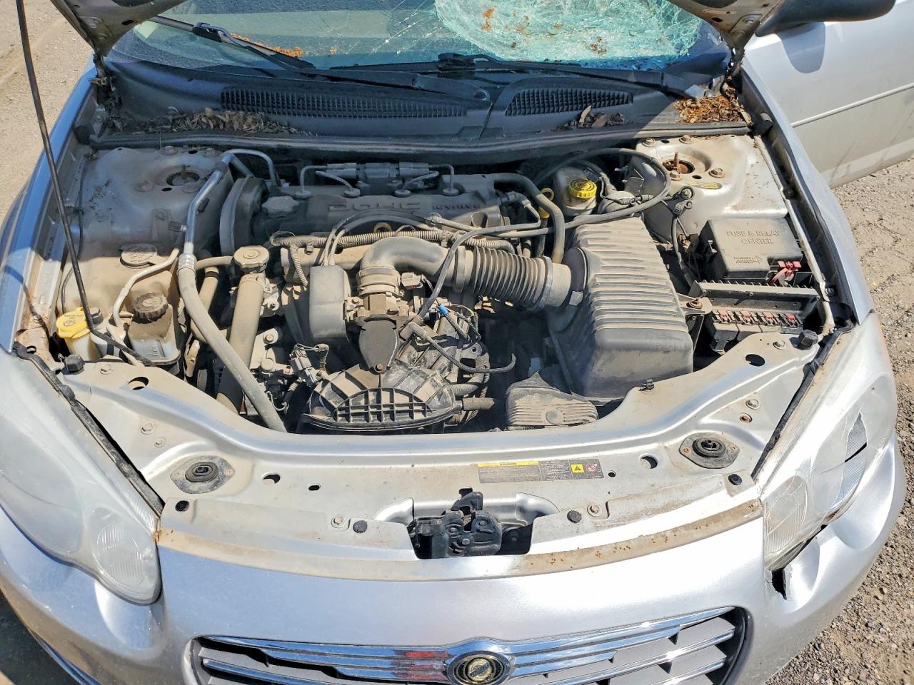 2005 Chrysler Sebring Серый vin: 1C3EL46X75N692474