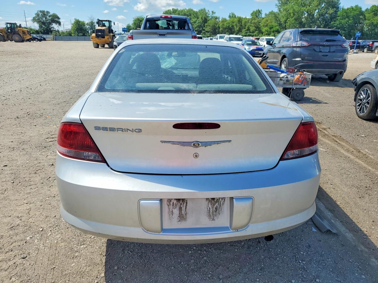 2005 Chrysler Sebring Серый vin: 1C3EL46X75N692474