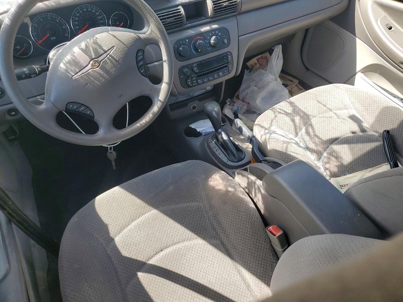 2005 Chrysler Sebring Серый vin: 1C3EL46X75N692474