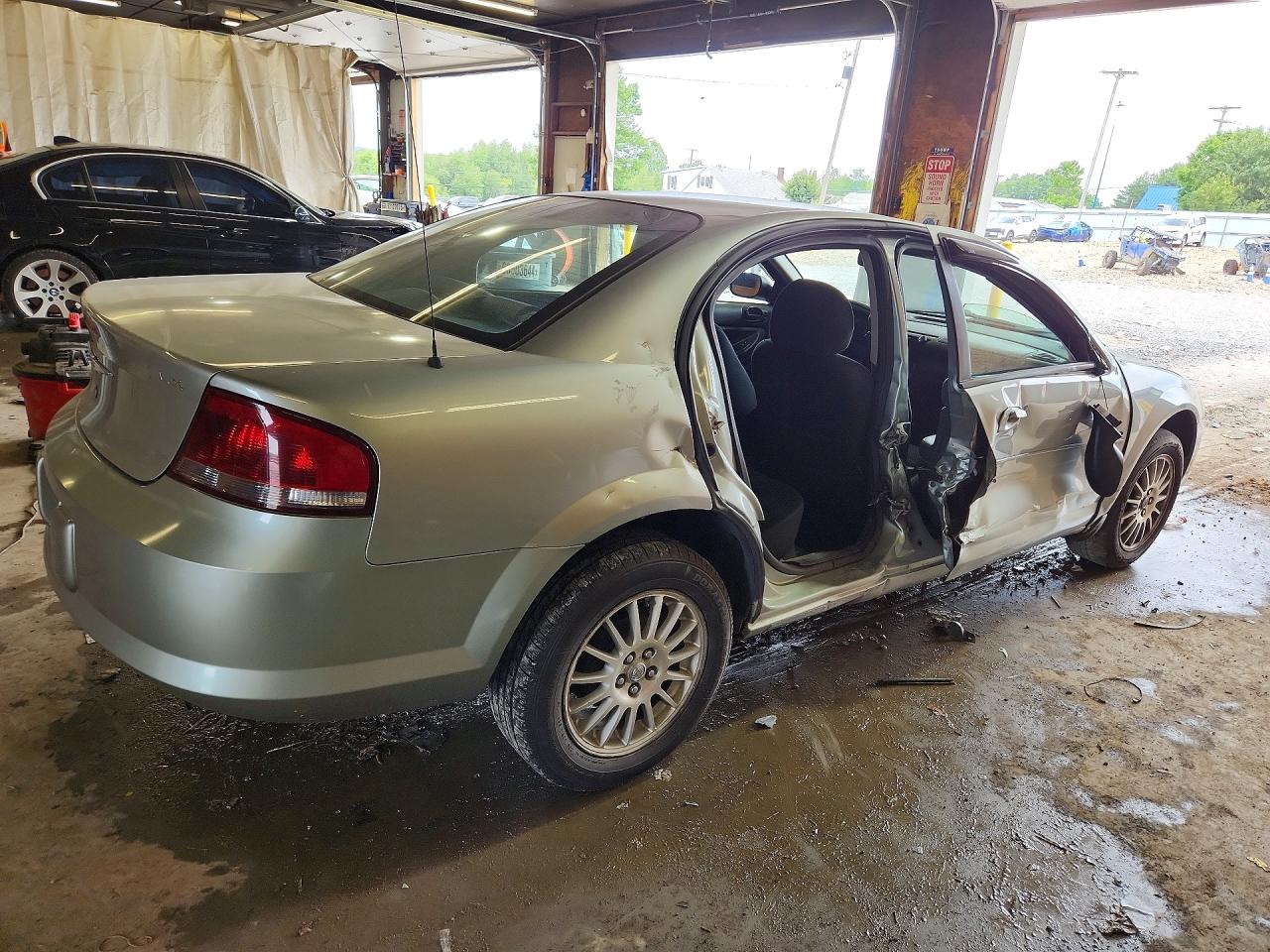 2004 Chrysler Sebring Lx Silver vin: 1C3EL46X84N201795