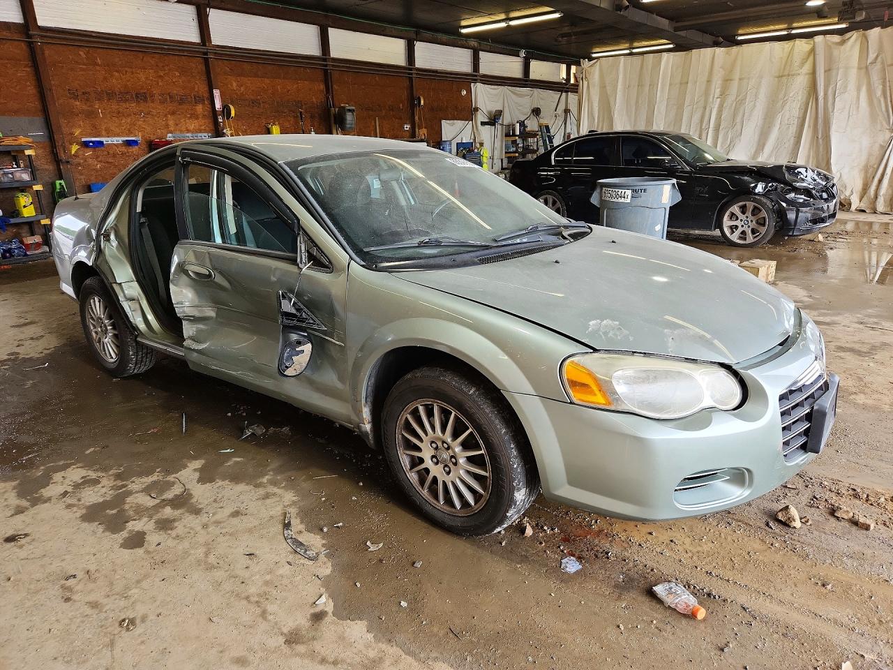 2004 Chrysler Sebring Lx Silver vin: 1C3EL46X84N201795