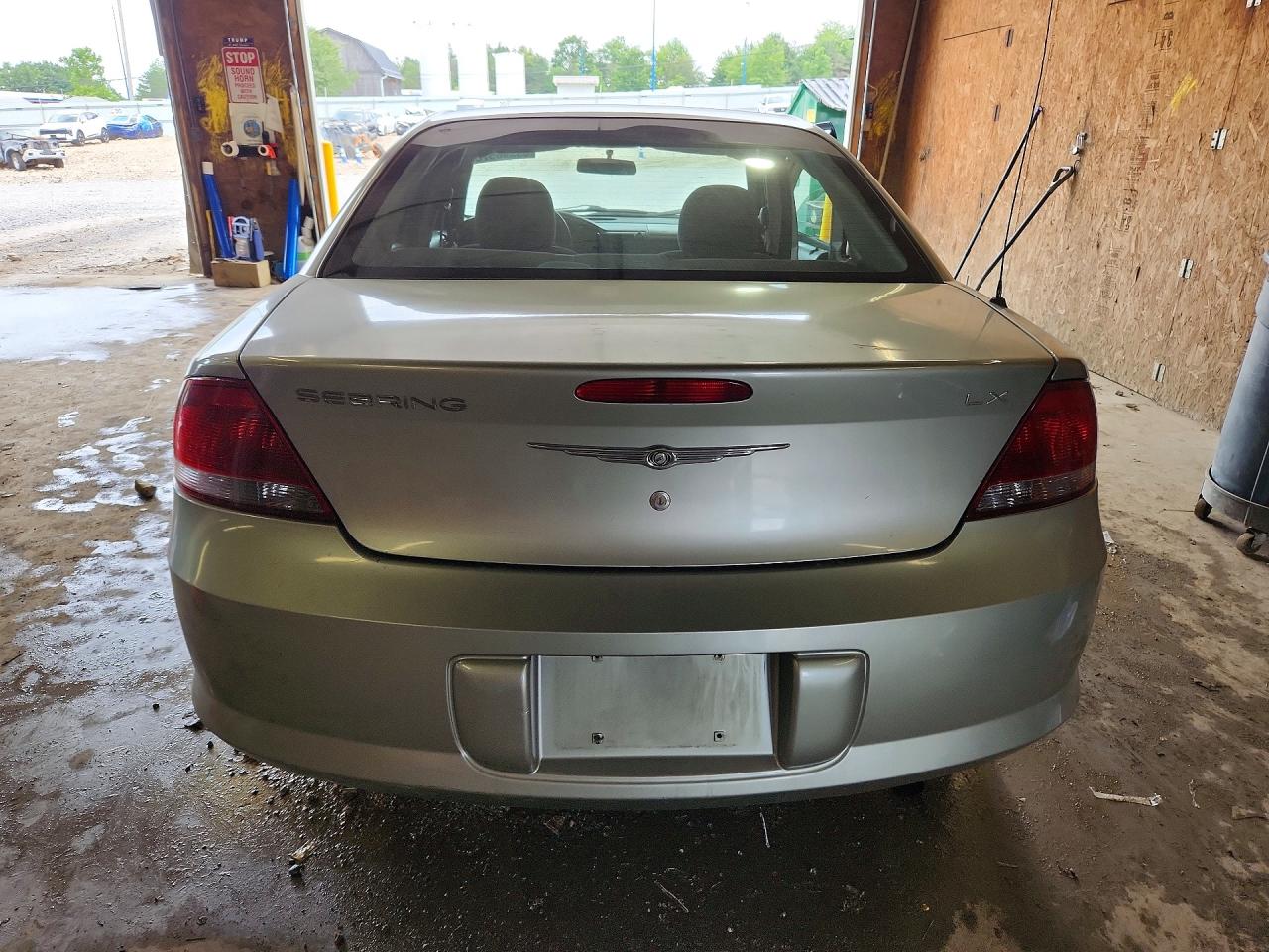 2004 Chrysler Sebring Lx Silver vin: 1C3EL46X84N201795