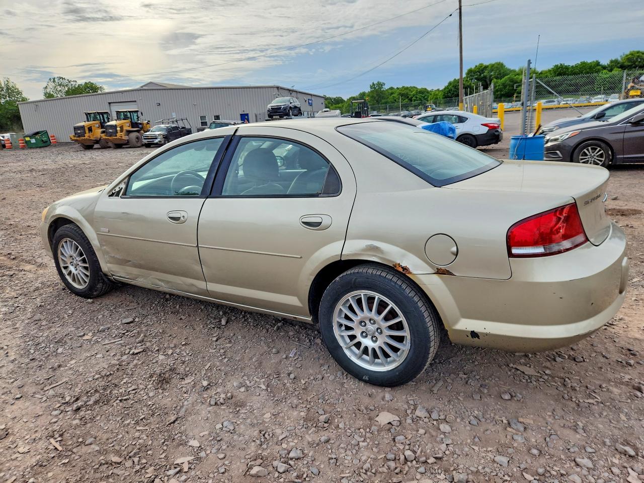 2005 Chrysler Sebring Beige vin: 1C3EL46X85N548786