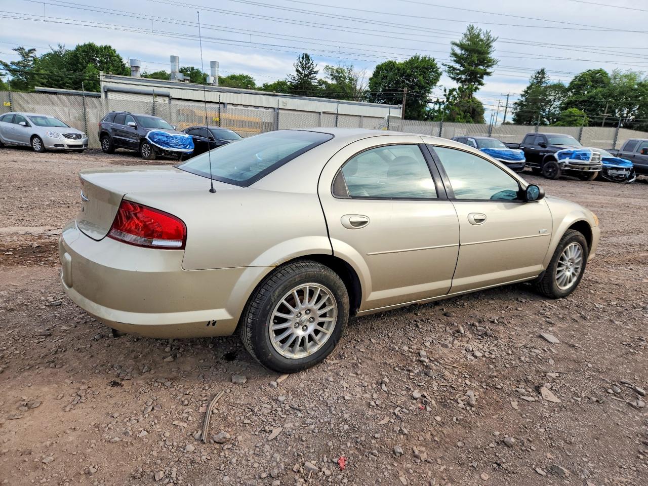 2005 Chrysler Sebring Beige vin: 1C3EL46X85N548786