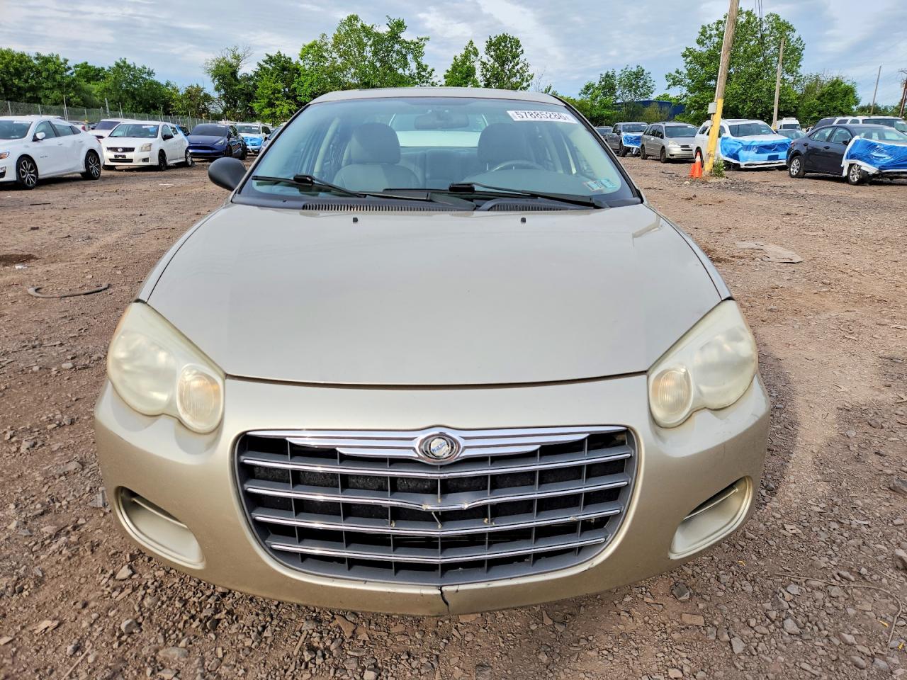 2005 Chrysler Sebring Beige vin: 1C3EL46X85N548786